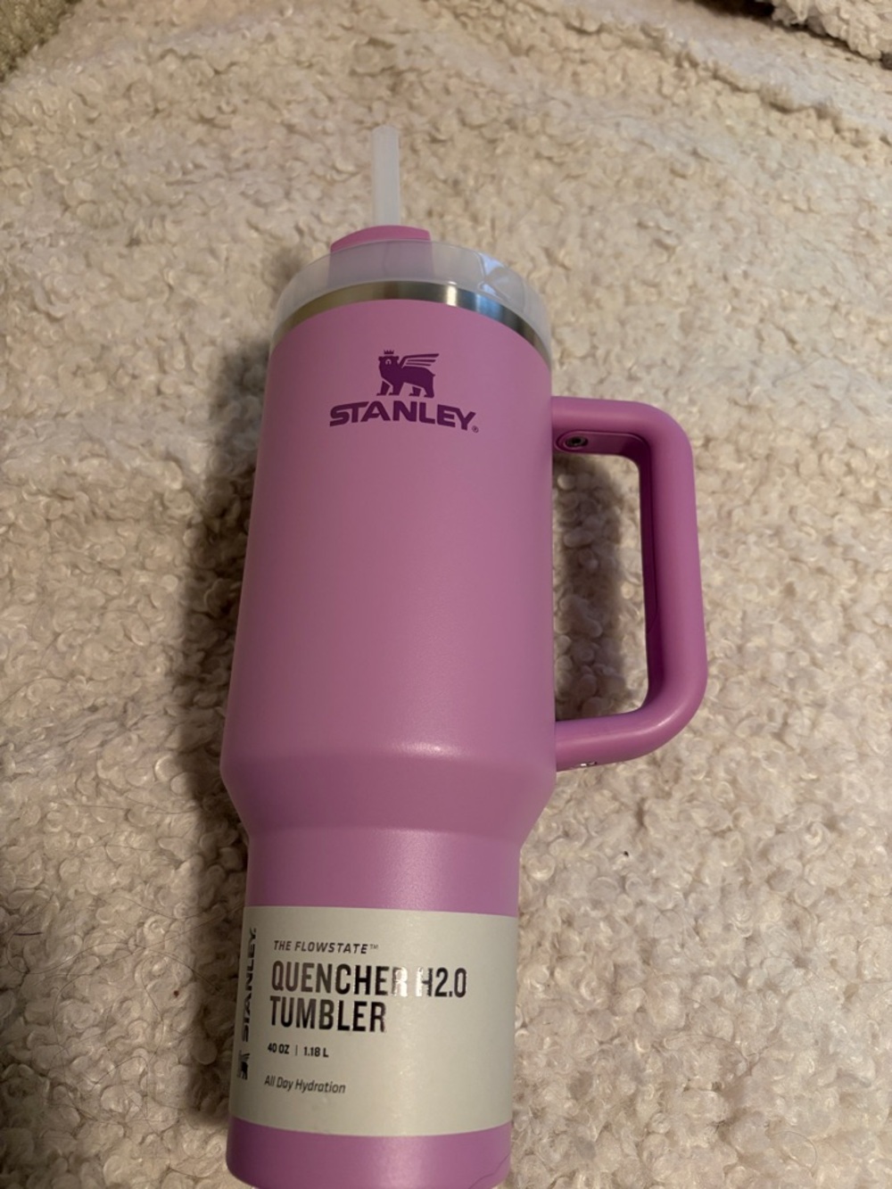 NEW Stanley Purple Pink Quencher H2.0 Tumbler 40Oz